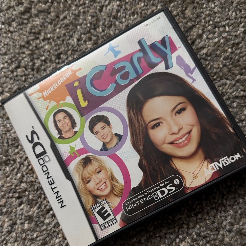 Nintendo DS iCarly Game with Colorful Cover